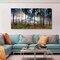 Nature Landscape Sunrise Tree Canvas Wall Art - 20x40 inches Wall Decoration for Living Room Forest Picture Artwork Painting Prints of Trees for Bedroom and Home Décor